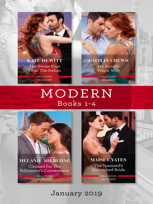 Title details for The Secret Kept from the Italian / My Bought Virgin Wife / Claimed for the Billionaire's Convenience / The Spaniard's Untouched Bride by Caitlin Crews - Available